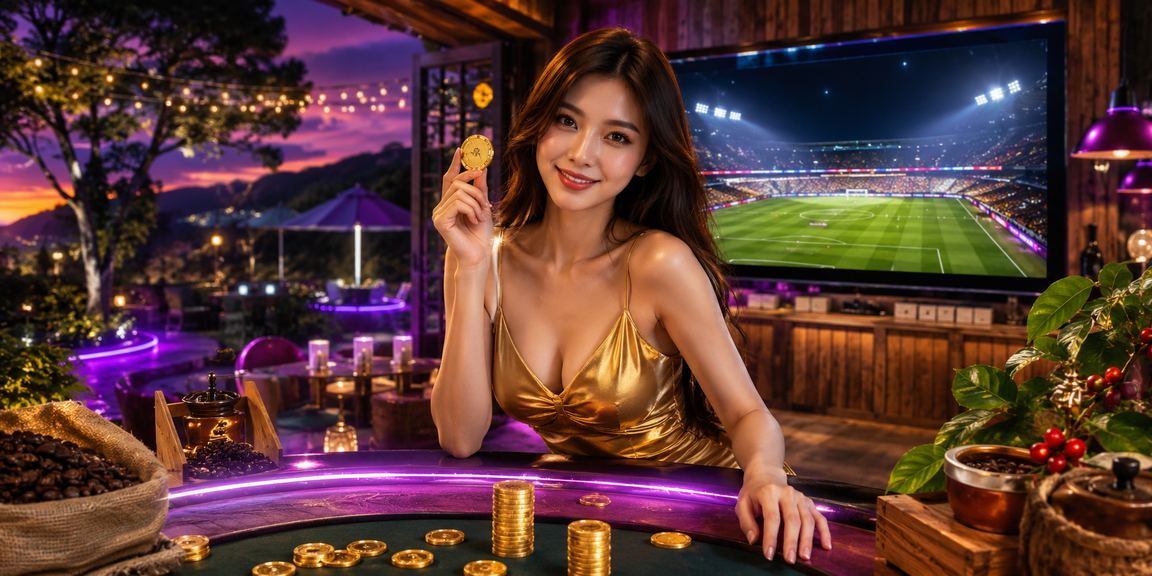 Người hâm mộ bóng đá tại Đà Lạt xem tỷ lệ cược thể thao trên điện thoại bên cạnh ly cà phê